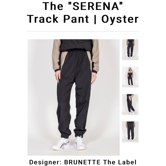 Brunette The Label Track Pant - Picture 2 of 6